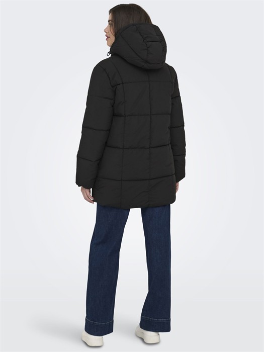 JDYWonder Lang Hood Puffer Jakke